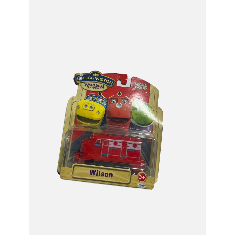 Learning Curve Chuggington Wooden Railway Kids OS Red Wilson Train Toy Engine